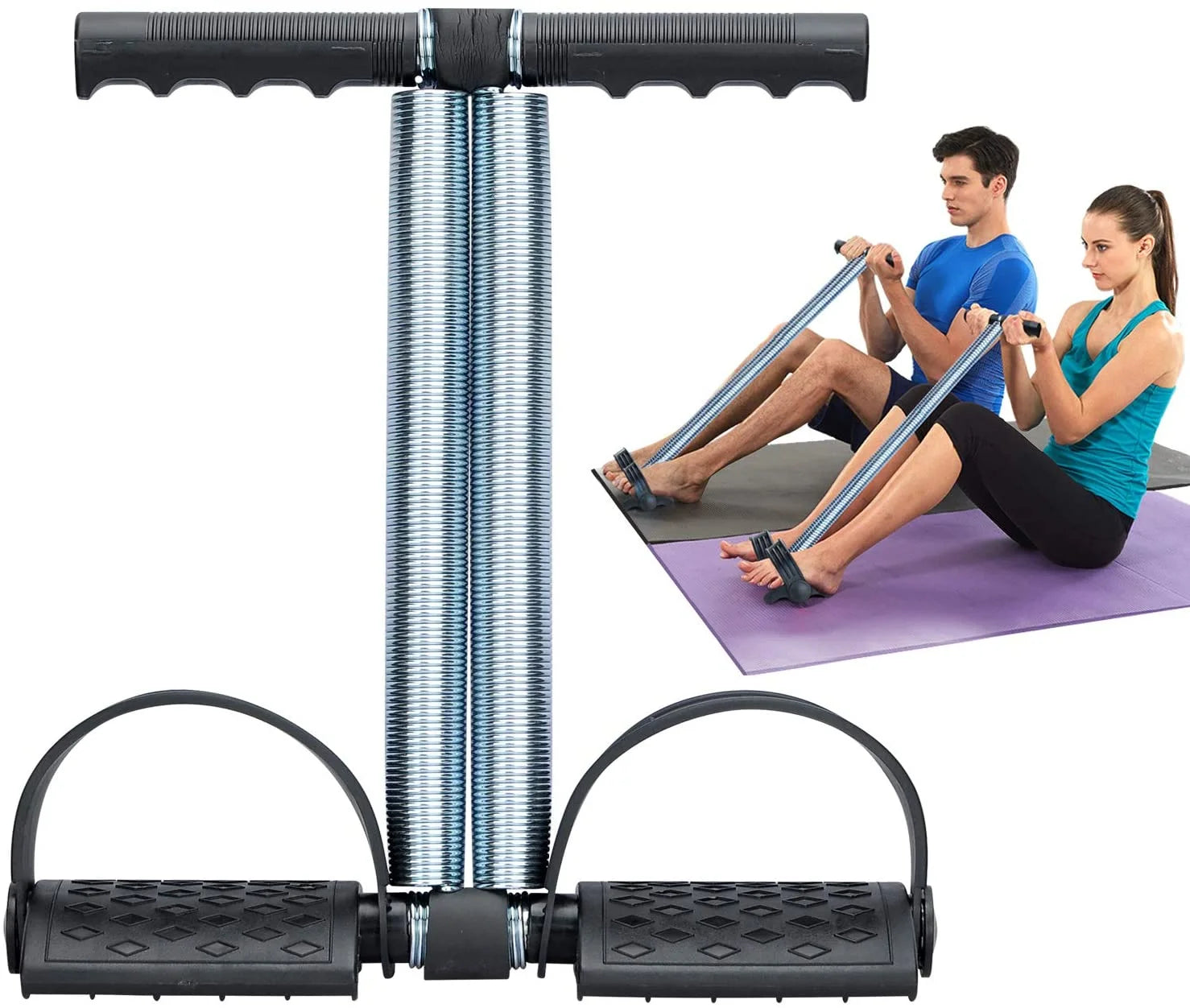 Tummy Trimmer Double Spring Home Gym Equipment for Belly Fat & Full Body Workout