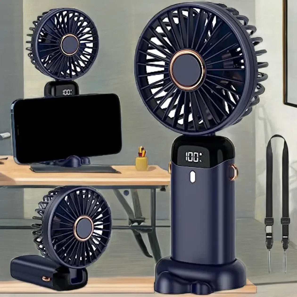 Mini Table Fan USB Rechargeable Portable Cooling Fan Price in Pakistan