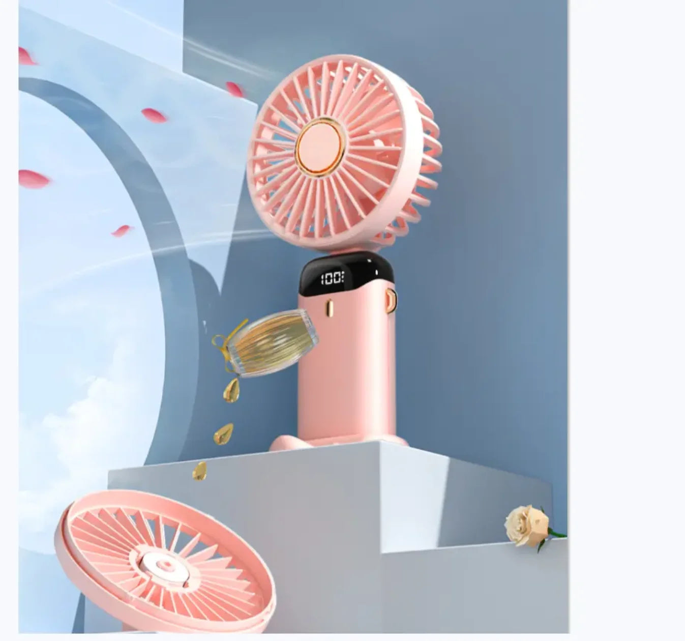Mini Table Fan USB Rechargeable Portable Cooling Fan Price in Pakistan