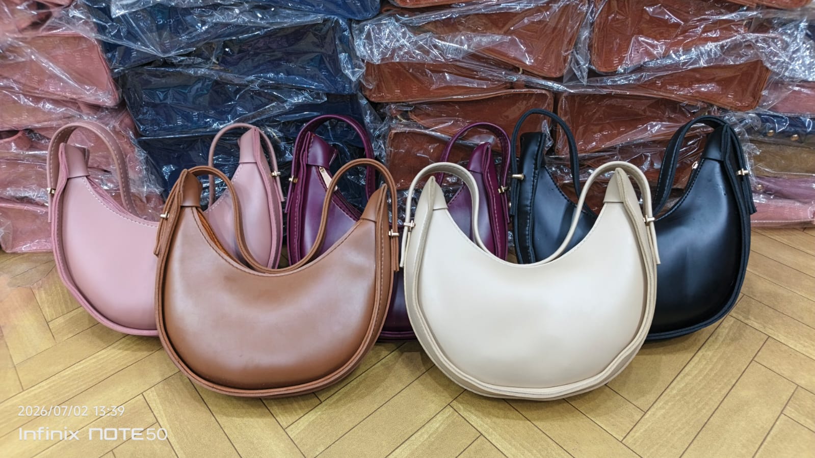 Half Moon Shoulder Bag Minimalist Elegant Handbag for Women SpectorGadgets