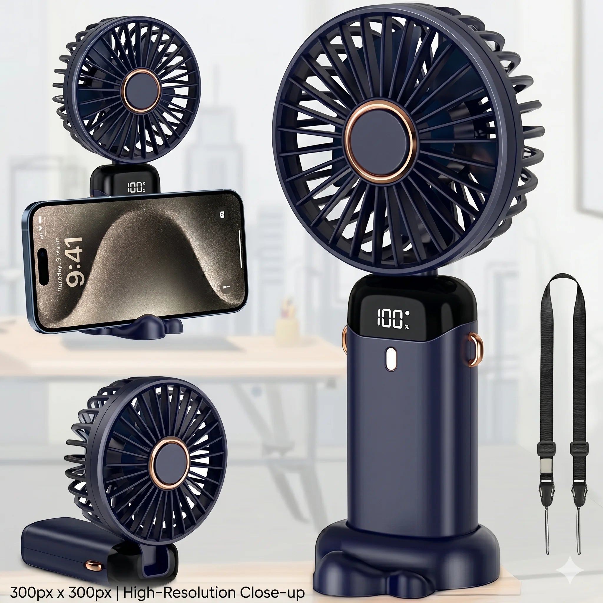 Mini Table Fan USB Rechargeable Portable Cooling Fan Price in Pakistan