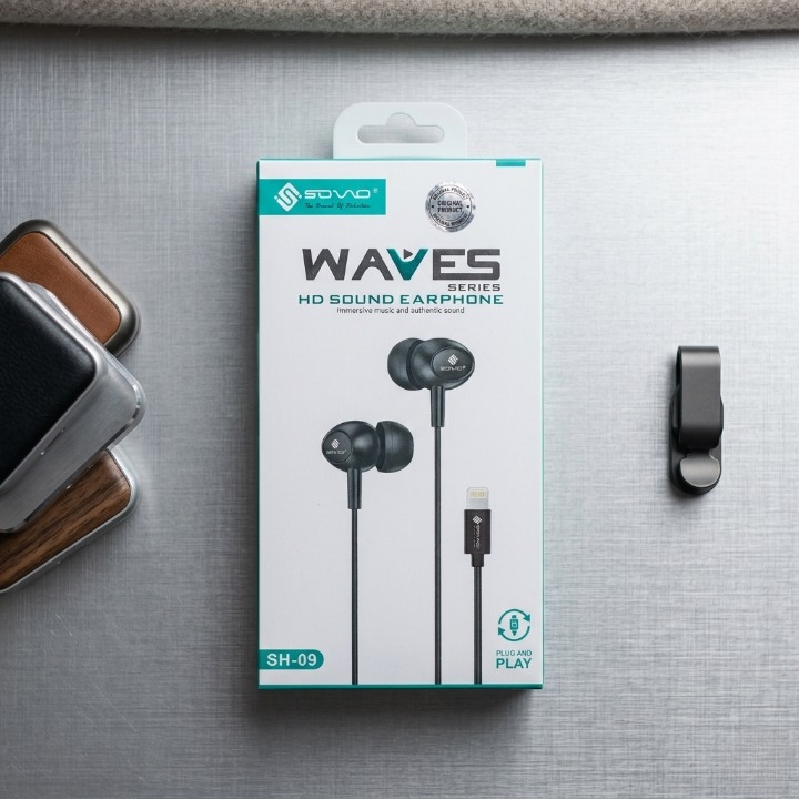 Waves  Earphones Front View