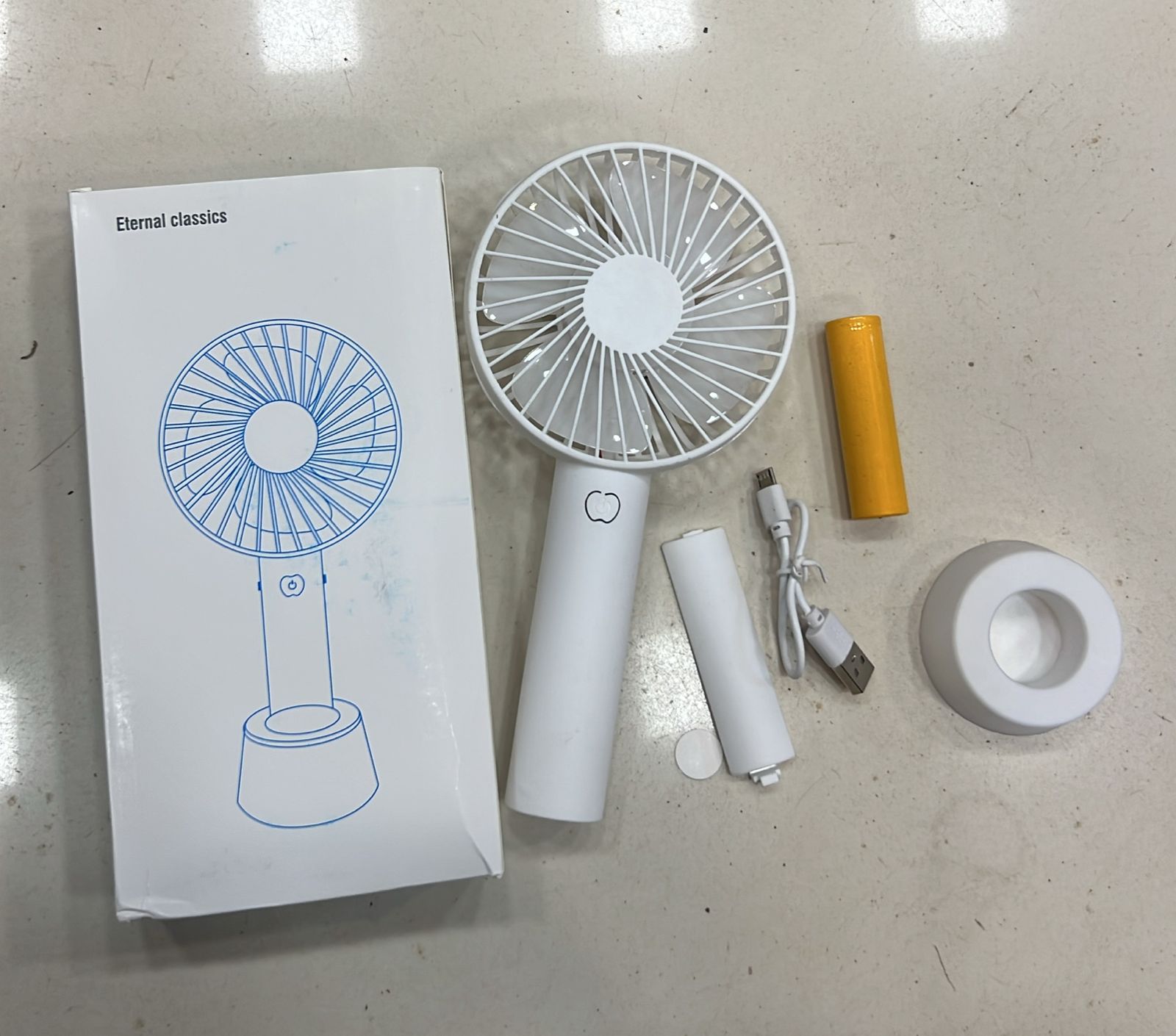 Bladeless Portable USB Mini Fan with Three Speed Modes