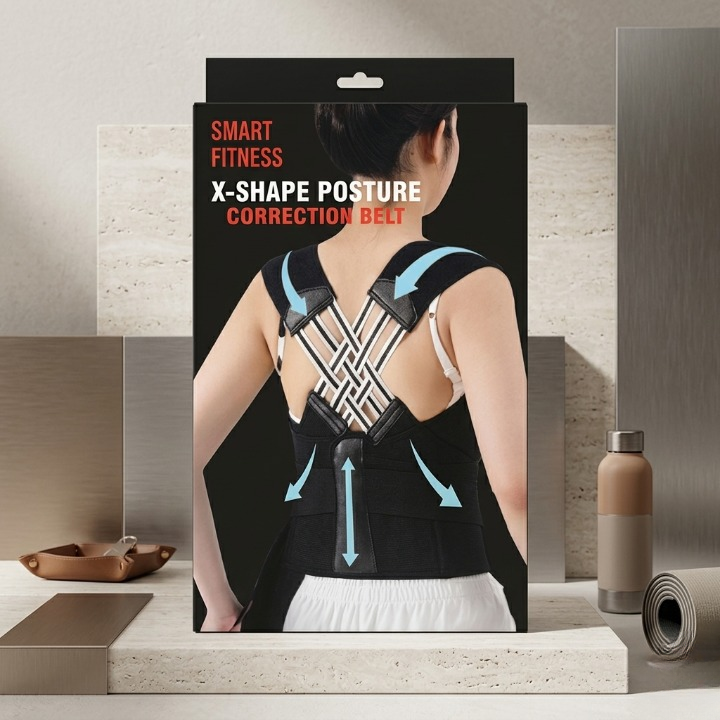 Breathable X-Shape Posture Corrector Belt with Neoprene Material