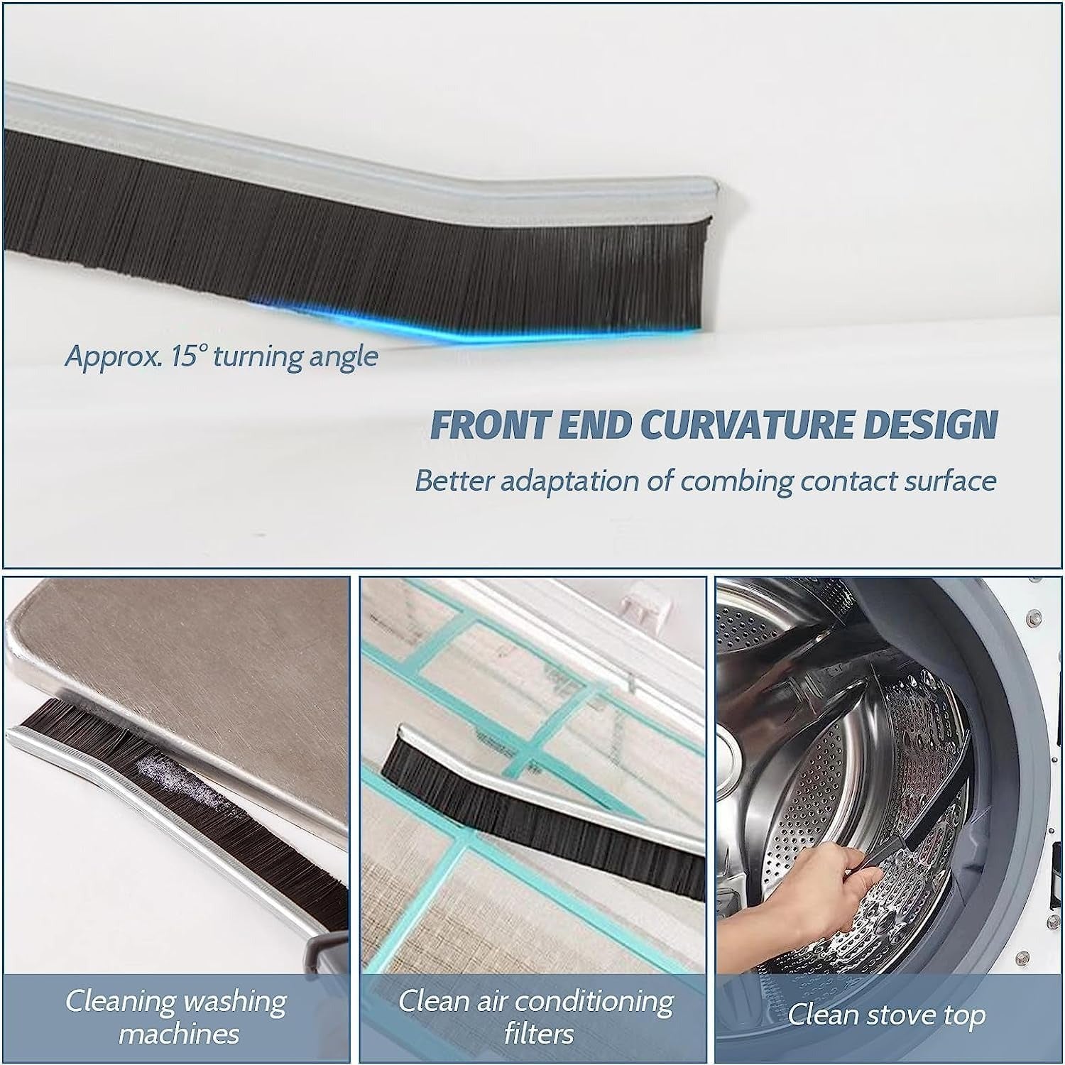 Versatile cleaning brush for stove edges and AC vents in Pakistan