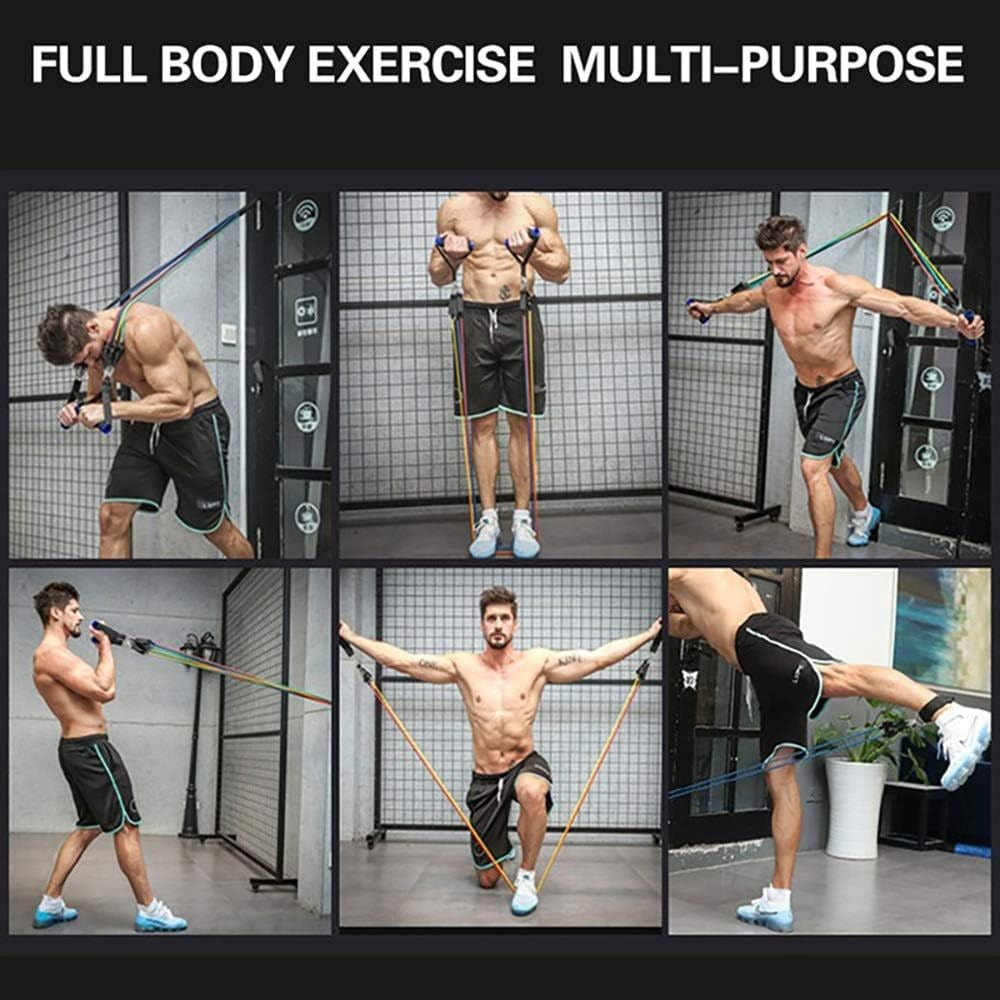 Elastic Resistance Band for Full Body Workout and Muscle Strengthening