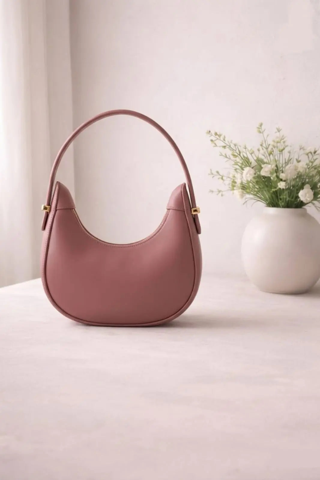 Korean style shoulder bag featuring premium anti-peel PU leather.