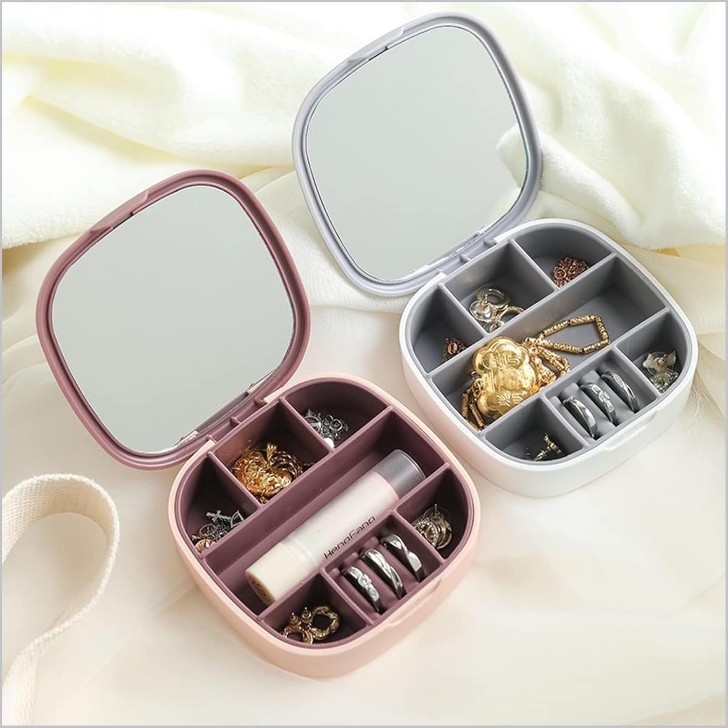 Portable jewelry box with mirror price in Pakistan showcasing Model LD-988.