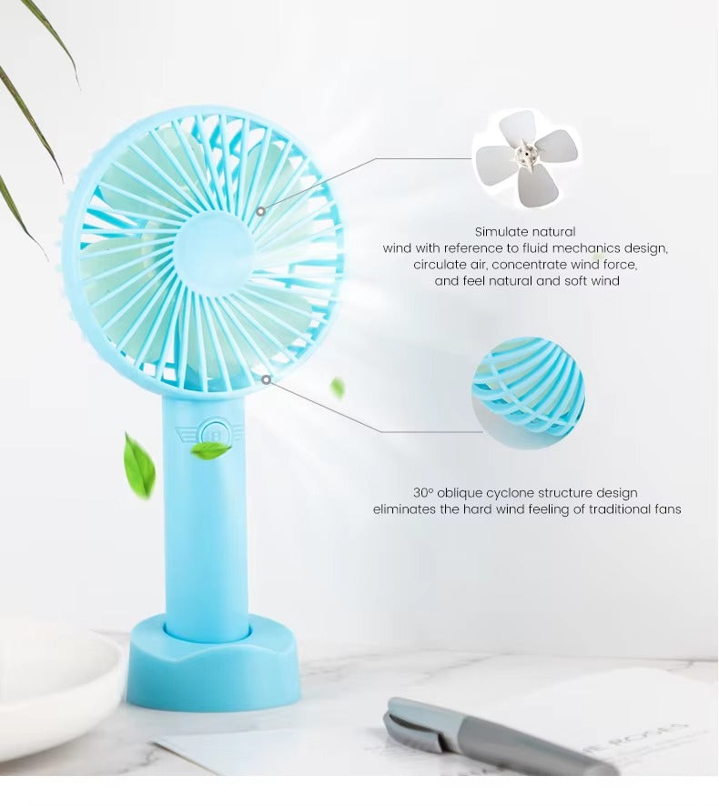 Portable USB Mini Fan for Office Travel and Home Use