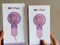 Mini Cute Flower Fan with 3 speed Rechargeable Fan