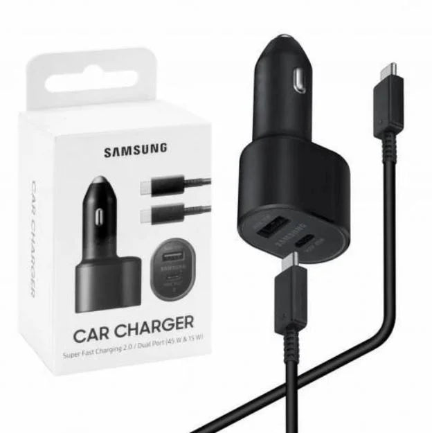 Samsung USB-C PD Car Charger 45W in Car