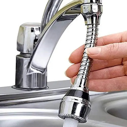 Turbo Flex 360 Flexible Faucet Sprayer with 360 Degree Rotating Nozzle
